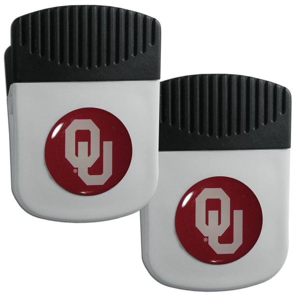 NCAA - Oklahoma Sooners Clip Magnet with Bottle Opener, 2 pack-Other Cool Stuff,College Other Cool Stuff,Oklahoma Sooners Other Cool Stuff-JadeMoghul Inc.