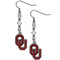 NCAA - Oklahoma Sooners Crystal Dangle Earrings-Jewelry & Accessories,Earrings,Crystal Dangle Earrings,College Crystal Earrings-JadeMoghul Inc.