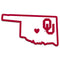 NCAA - Oklahoma Sooners Home State Decal-Automotive Accessories,Decals,Home State Decals,College Home State Decals-JadeMoghul Inc.