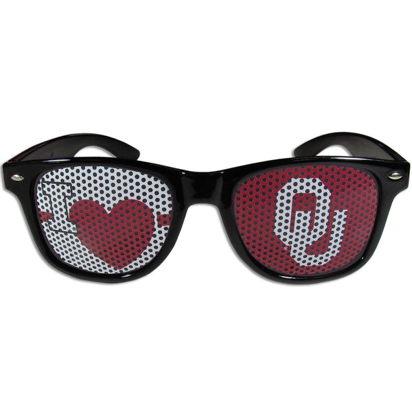 NCAA - Oklahoma Sooners I Heart Game Day Shades-Sunglasses, Eyewear & Accessories,Sunglasses,Game Day Shades,I Heart Game Day Shades,College I Heart Game Day Shades-JadeMoghul Inc.