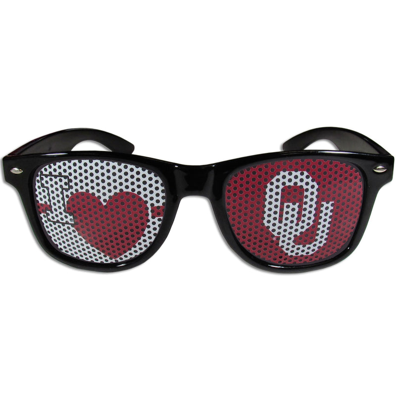NCAA - Oklahoma Sooners I Heart Game Day Shades-Sunglasses, Eyewear & Accessories,Sunglasses,Game Day Shades,I Heart Game Day Shades,College I Heart Game Day Shades-JadeMoghul Inc.