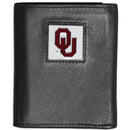 NCAA - Oklahoma Sooners Leather Tri-fold Wallet-Wallets & Checkbook Covers,Tri-fold Wallets,Tri-fold Wallets,College Tri-fold Wallets-JadeMoghul Inc.