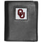 NCAA - Oklahoma Sooners Leather Tri-fold Wallet-Wallets & Checkbook Covers,Tri-fold Wallets,Tri-fold Wallets,College Tri-fold Wallets-JadeMoghul Inc.