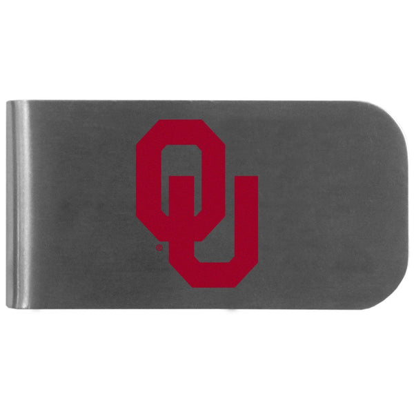 NCAA - Oklahoma Sooners Logo Bottle Opener Money Clip-Wallets & Checkbook Covers,College Wallets,Oklahoma Sooners Wallets-JadeMoghul Inc.