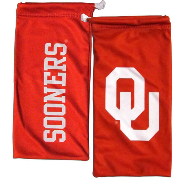 NCAA - Oklahoma Sooners Microfiber Sunglass Bag-Sunglasses, Eyewear & Accessories,Microfiber Eyewear Bag,College Sport Eyewear Cases-JadeMoghul Inc.