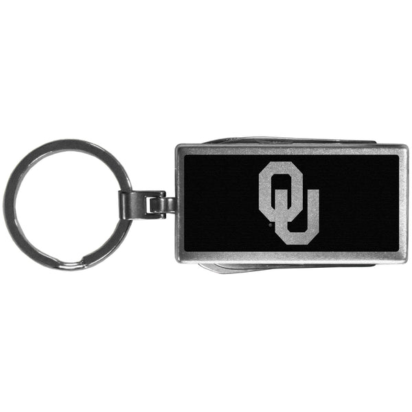 NCAA - Oklahoma Sooners Multi-tool Key Chain, Black-Key Chains,College Key Chains,Oklahoma Sooners Key Chains-JadeMoghul Inc.