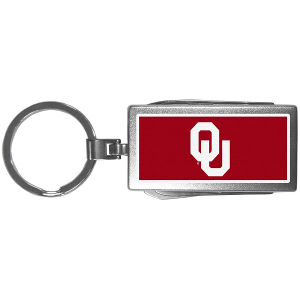 NCAA - Oklahoma Sooners Multi-tool Key Chain, Logo-Key Chains,College Key Chains,Oklahoma Sooners Key Chains-JadeMoghul Inc.