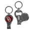 NCAA - Oklahoma Sooners Nail Care/Bottle Opener Key Chain-Key Chains,3 in 1 Key Chains,College 3 in 1 Key Chains-JadeMoghul Inc.