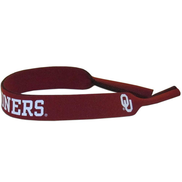 NCAA - Oklahoma Sooners Neoprene Sunglass Strap-Sunglasses, Eyewear & Accessories,Sunglass Straps,College Sunglass Straps-JadeMoghul Inc.