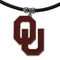 NCAA - Oklahoma Sooners Rubber Cord Necklace-Jewelry & Accessories,Necklaces,Cord Necklaces,College Cord Necklaces-JadeMoghul Inc.