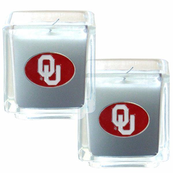 NCAA - Oklahoma Sooners Scented Candle Set-Home & Office,Candles,Candle Sets,College Candle Sets-JadeMoghul Inc.