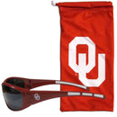 NCAA - Oklahoma Sooners Sunglass and Bag Set-Sunglasses, Eyewear & Accessories,Sunglass and Accessory Sets,Sunglass and Bag Sets,College Sunglass and Bag Sets-JadeMoghul Inc.