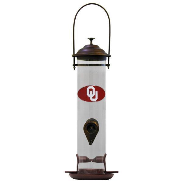 NCAA - Oklahoma Sooners Thistle Bird Feeder-Home & Office,Bird Feeders,College Bird Feeders-JadeMoghul Inc.