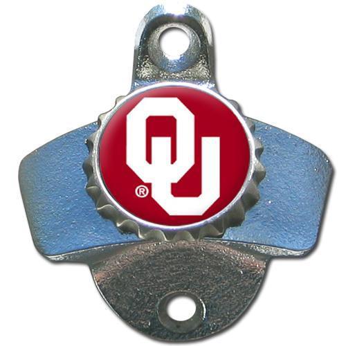 NCAA - Oklahoma Sooners Wall Mounted Bottle Opener-Home & Office,Wall Mounted Bottle Openers,College Wall Mounted Bottle Openers-JadeMoghul Inc.