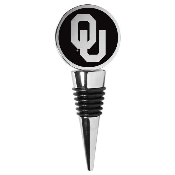 NCAA - Oklahoma Sooners Wine Stopper-Tailgating & BBQ Accessories,Wine Accessories,Wine Stopper,College Wine Stopper-JadeMoghul Inc.