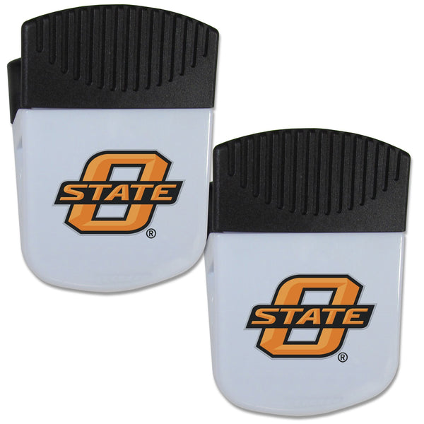 NCAA - Oklahoma St. Cowboys Chip Clip Magnet with Bottle Opener, 2 pack-Other Cool Stuff,College Other Cool Stuff,Oklahoma St. Cowboys Other Cool Stuff-JadeMoghul Inc.