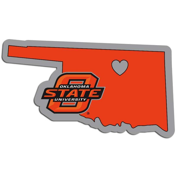 NCAA - Oklahoma St. Cowboys Home State Decal-Automotive Accessories,Decals,Home State Decals,College Home State Decals-JadeMoghul Inc.
