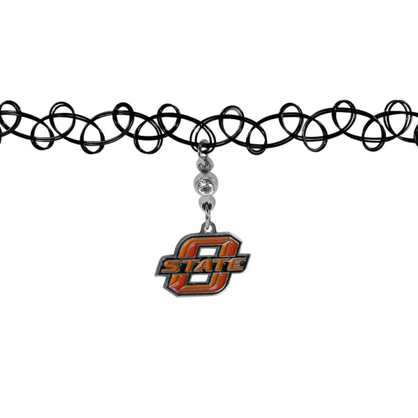 NCAA - Oklahoma St. Cowboys Knotted Choker-Jewelry & Accessories,Necklaces,Chokers,College Chokers-JadeMoghul Inc.