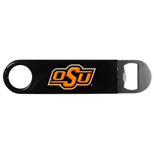 NCAA - Oklahoma St. Cowboys Long Neck Bottle Opener-Tailgating & BBQ Accessories,Bottle Openers,Long Neck Openers,College Bottle Openers-JadeMoghul Inc.