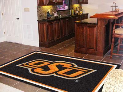 5x8 Rug NCAA Oklahoma State 5'x8' Plush Rug