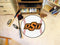 Round Rugs For Sale NCAA Oklahoma State Baseball Mat 27" diameter