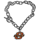 NCAA - Oklahoma State Cowboys Charm Chain Bracelet-Jewelry & Accessories,Bracelets,Charm Chain Bracelets,College Charm Chain Bracelets-JadeMoghul Inc.
