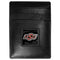 NCAA - Oklahoma State Cowboys Leather Money Clip/Cardholder Packaged in Gift Box-Wallets & Checkbook Covers,Money Clip/Cardholders,Gift Box Packaging,College Money Clip/Cardholders-JadeMoghul Inc.