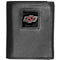 NCAA - Oklahoma State Cowboys Leather Tri-fold Wallet-Wallets & Checkbook Covers,Tri-fold Wallets,Tri-fold Wallets,College Tri-fold Wallets-JadeMoghul Inc.
