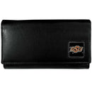 NCAA - Oklahoma State Cowboys Leather Women's Wallet-Wallets & Checkbook Covers,Women's Wallets,College Women's Wallets-JadeMoghul Inc.