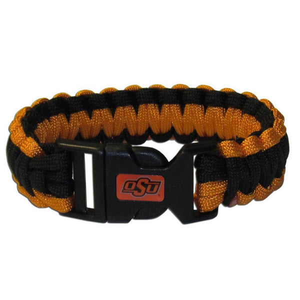 NCAA - Oklahoma State Cowboys Survivor Bracelet-Jewelry & Accessories,Bracelets,Survivor Bracelets,College Survivor Bracelets-JadeMoghul Inc.