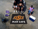 Grill Mat NCAA Oklahoma State Man Cave Tailgater Rug 5'x6'