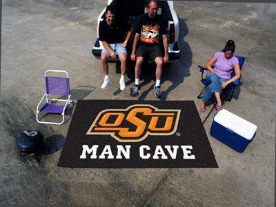 Indoor Outdoor Rugs NCAA Oklahoma State Man Cave UltiMat 5'x8' Rug