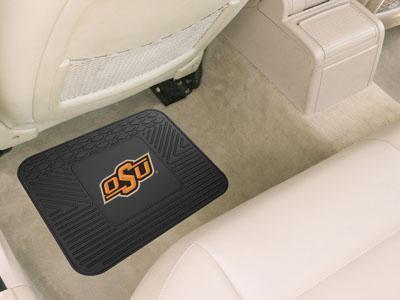 Rubber Car Floor Mats NCAA Oklahoma State Utility Car Mat 14"x17"