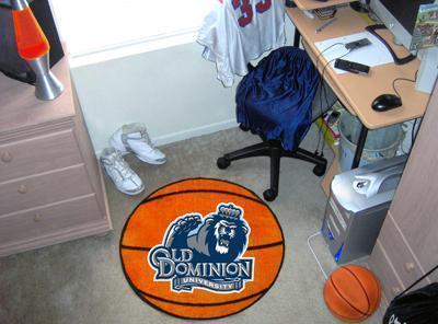 Round Rugs NCAA Old Dominion Basketball Mat 27" diameter