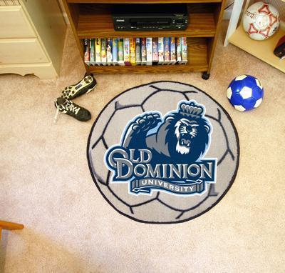 Small Round Rugs NCAA Old Dominion Soccer Ball 27" diameter