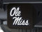 Hitch Covers NCAA Ole Miss Black Hitch Cover 4 1/2"x3 3/8"