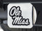 Tow Hitch Covers NCAA Ole Miss Chrome Hitch Cover 4 1/2"x3 3/8"