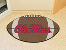 Modern Rugs NCAA Ole Miss Football Ball Rug 20.5"x32.5"