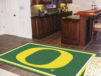 5x8 Rug NCAA Oregon 5'x8' Plush Rug