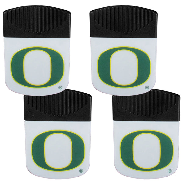 NCAA - Oregon Ducks Chip Clip Magnet with Bottle Opener, 4 pack-Other Cool Stuff,College Other Cool Stuff,Oregon Ducks Other Cool Stuff-JadeMoghul Inc.