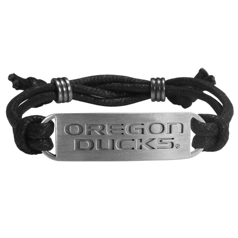 NCAA - Oregon Ducks Cord Bracelet-Jewelry & Accessories,Bracelets,Cord Chain Bracelets,College Cord Bracelets-JadeMoghul Inc.