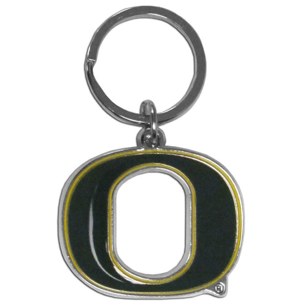 NCAA - Oregon Ducks Enameled Key Chain-Key Chains,Chrome and Enameled Key Chains,College Chrome and Enameled Key Chains-JadeMoghul Inc.