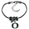 NCAA - Oregon Ducks Euro Bead Bracelet-Jewelry & Accessories,Bracelets,Euro Bead Bracelets,College Euro Bead Bracelets-JadeMoghul Inc.