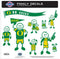 NCAA - Oregon Ducks Family Decal Set Large-Automotive Accessories,Decals,Family Character Decals,Large Family Decals,College Large Family Decals-JadeMoghul Inc.