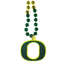 NCAA - Oregon Ducks Mardi Gras Necklace-Jewelry & Accessories,College Jewelry,College Necklaces,Mardi Gras Bead Necklaces-JadeMoghul Inc.