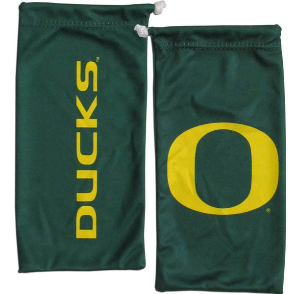 NCAA - Oregon Ducks Microfiber Sunglass Bag-Sunglasses, Eyewear & Accessories,Microfiber Eyewear Bag,College Sport Eyewear Cases-JadeMoghul Inc.