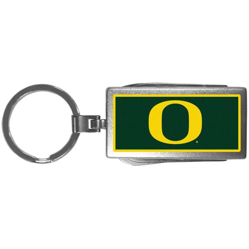 NCAA - Oregon Ducks Multi-tool Key Chain, Logo-Key Chains,College Key Chains,Oregon Ducks Key Chains-JadeMoghul Inc.