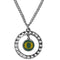 NCAA - Oregon Ducks Rhinestone Hoop Necklace-Jewelry & Accessories,Necklaces,Rhinestone Hoop Necklaces,College Rhinestone Hoop Necklaces-JadeMoghul Inc.