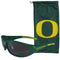 NCAA - Oregon Ducks Sunglass and Bag Set-Sunglasses, Eyewear & Accessories,Sunglass and Accessory Sets,Sunglass and Bag Sets,College Sunglass and Bag Sets-JadeMoghul Inc.