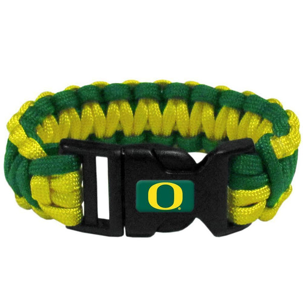 NCAA - Oregon Ducks Survivor Bracelet-Jewelry & Accessories,Bracelets,Survivor Bracelets,College Survivor Bracelets-JadeMoghul Inc.